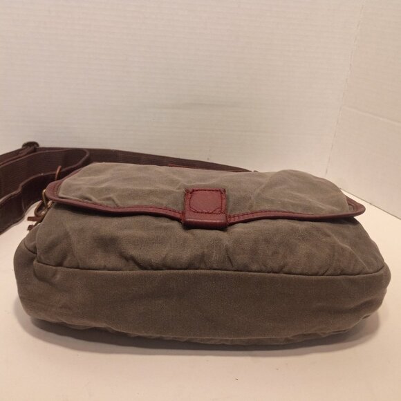 DULUTH Oil Cloth Canvas Sling Bag Messenger Crossbody - Picture 11 of 15